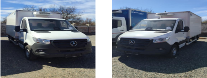 Автомобіль F15221 шасі з ізотермічним фургоном та  ХОУ на базі Sprinter Chassis 311 CDI Long